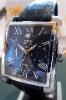 Oris Rectangular Complication Moonphase, Black Dial, Leather Strap