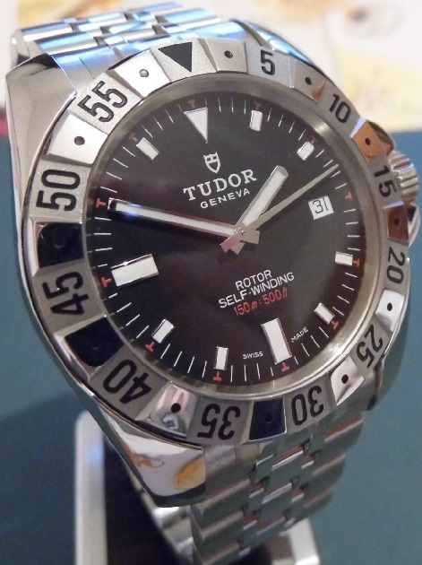 Tudor Sport Automatic, Black Dial, Stainless Steel Bracelet