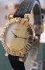 Tiffany Atlas Ladies 18K Gold, Gold Dial, Leather Strap