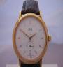 Oris Classic Gold Watch, White Dial With Brown Leather Strap