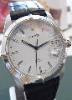 Eberhard & Co Aquadate, White Dial, Leather Strap