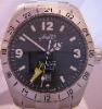 Arctos Elite Nato GMT, Black Dial, Stainless Steel Bracelet