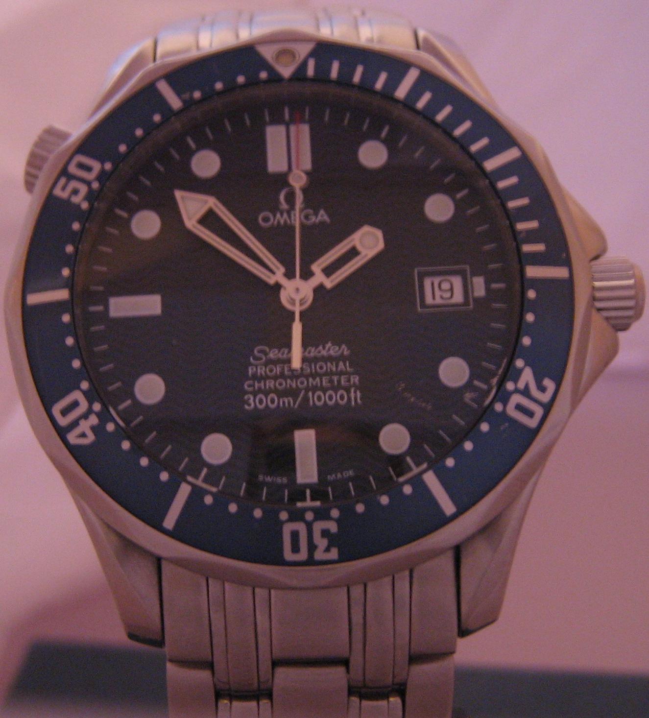 Omega Seamaster Professional, Blue Dial With Stainless Steel Bracelet