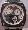 Technomarine KRA02 Chronograph, Black Dial With Rubber Strap