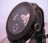 Meccaniche Veloci Corsa Corta Watch, Black Dial With Leather Strap