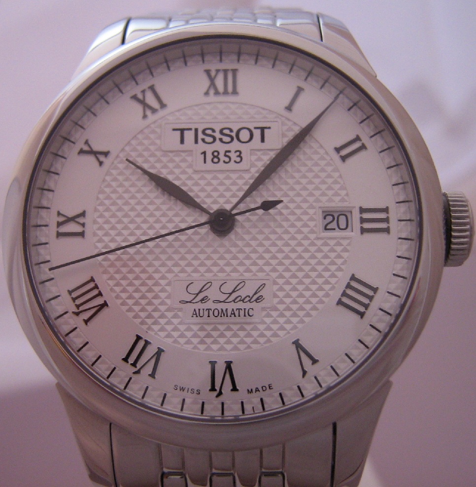 Tissot Le Locle Automatic, Silver Dial With Steel Bracelet
