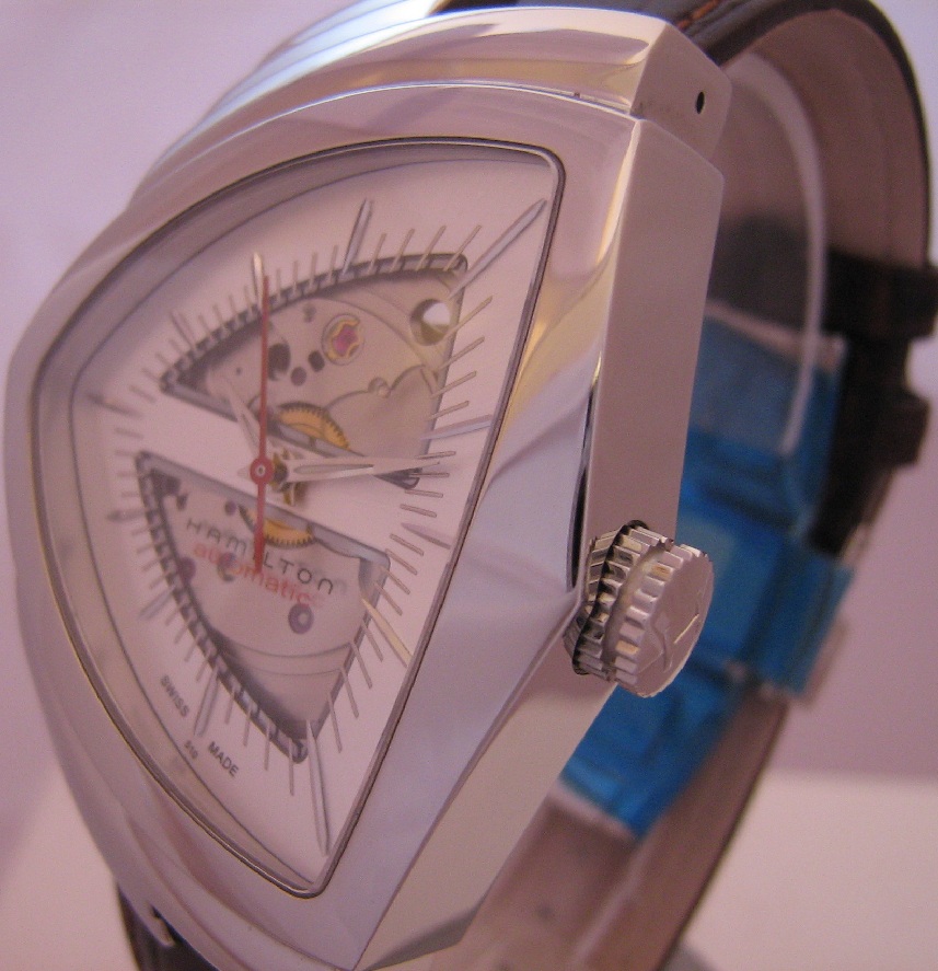 Hamilton Ventura Automatic, Silver Dial With Leather Strap