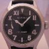 Glycine Incursore 44MM Diamonds, Black Dial, Leather Straps 