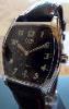 Oris Classic Tonneau, Black Dial, Leather Strap