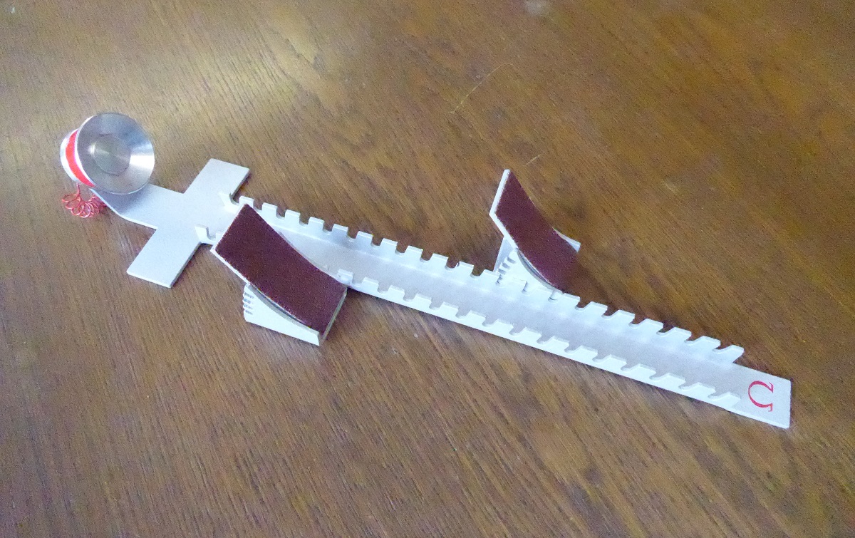 A Set Of Miniature Omega Running Blocks