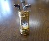 A Bucherer Novelty Golf Desk Clock