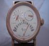 Garonne Deluxe Jubilee Retrograde Watch, Silver Dial With Leather Strap