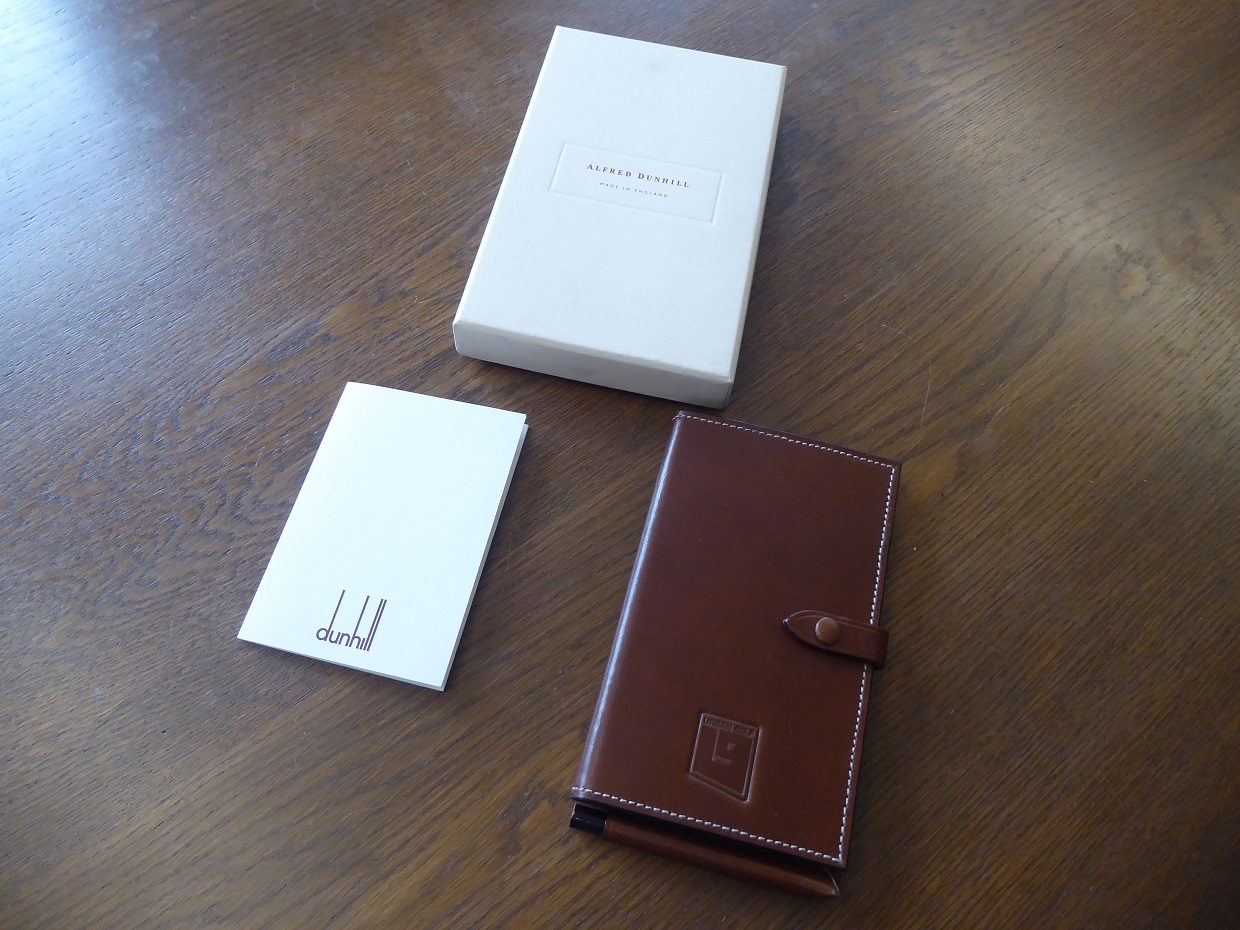 Alfred Dunhill Golf Scorecard Holder