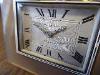 An Ugo Frilli Firenze Agate Desk Clock