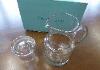 A Tiffany & Co Glass Bedside Carafe & Glass