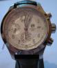 Alfa Romeo Automatic Chronograph, Silver Dial, Leather Strap