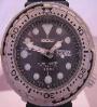 Seiko Marine Master Prospex SBN007, Black Dial, Rubber Strap