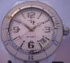 Lucien Piccard Celano Ceramic Watch, White Dial With Ceramic Bracelet