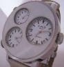 Pippo Italia Lifetime Watch, White Dial With Two Straps