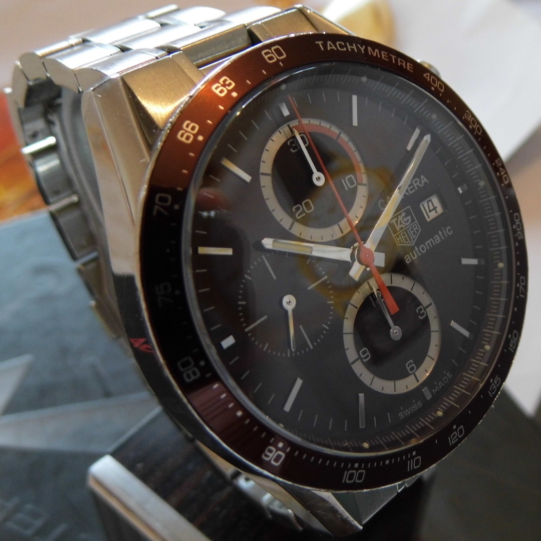 Tag Heuer Carrera Chronograph, Brown Dial With Bracelet & Strap