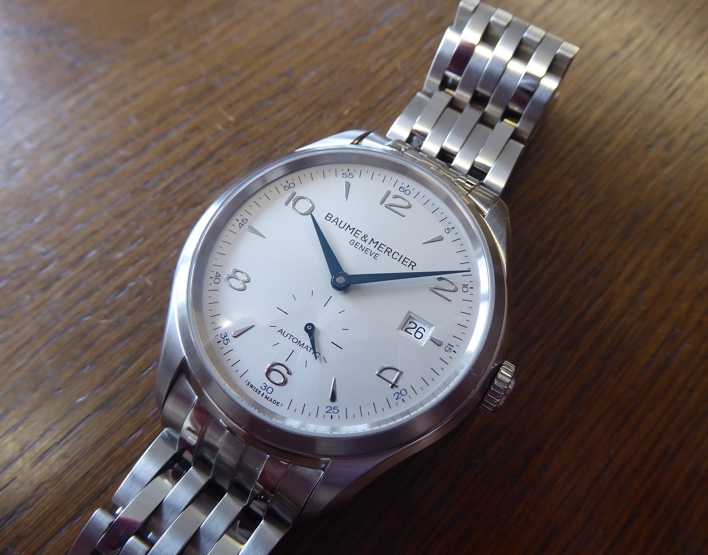 Baume mercier sales clifton small seconds