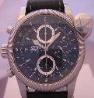 Oris Flight Timer R4118 Ltd Edition, Black Dial, Brown Leather Strap