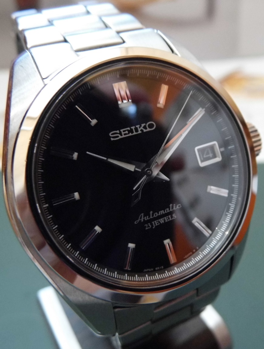 Seiko SARB033 Automatic, Black Dial, Steel Bracelet