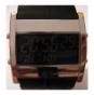 Tag Heuer Micrograph, Black Dial With Rubber Strap