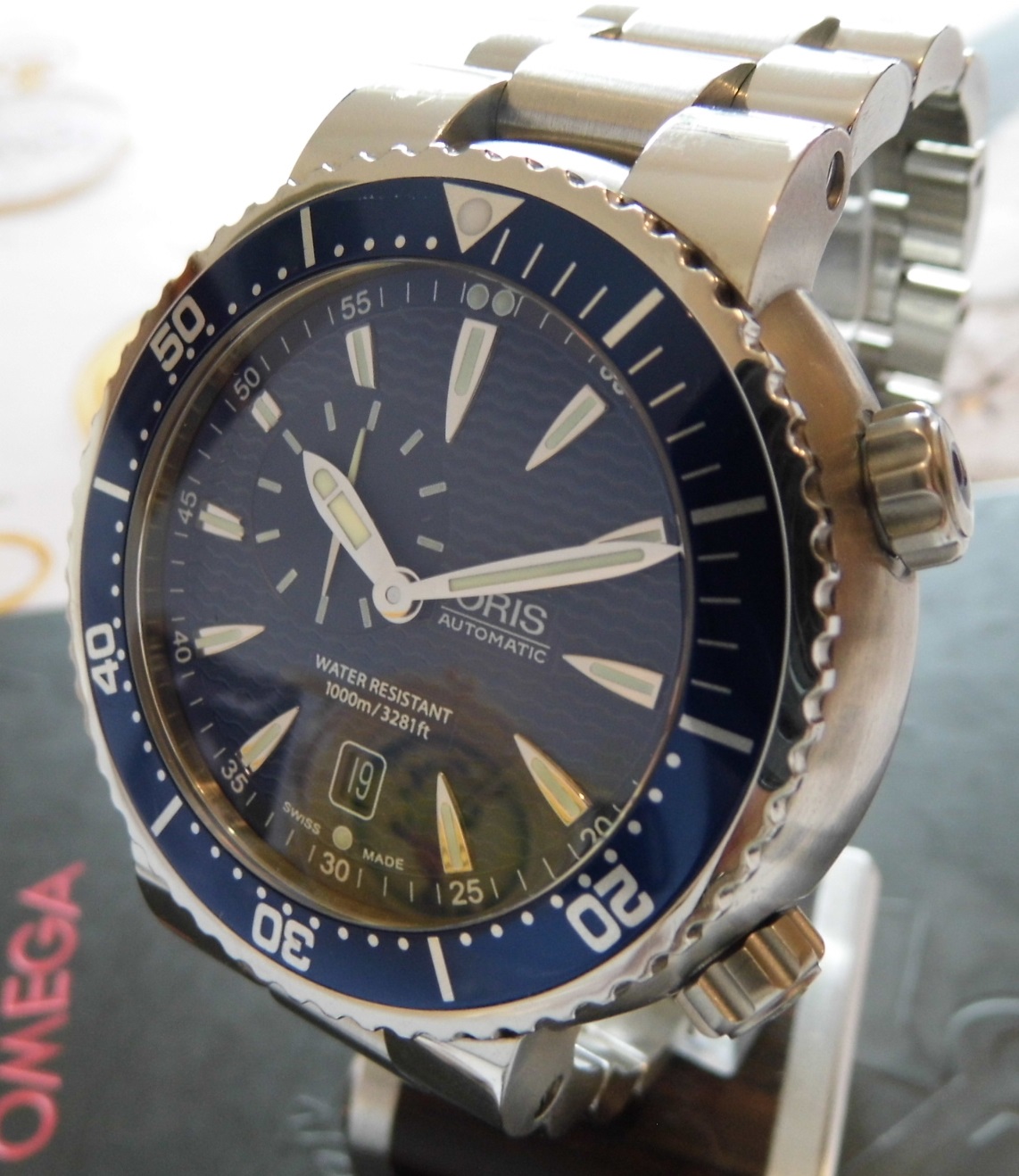 Oris small on sale second diver