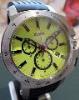 Xemex Concept One Chronograph, Yellow Dial, Rubber Strap