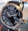 TW Steel Grandeur Swiss Automatic, Black Dial, Two Straps