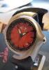 Oakley Crush 2.0, Red Dial, Black Rubber Strap