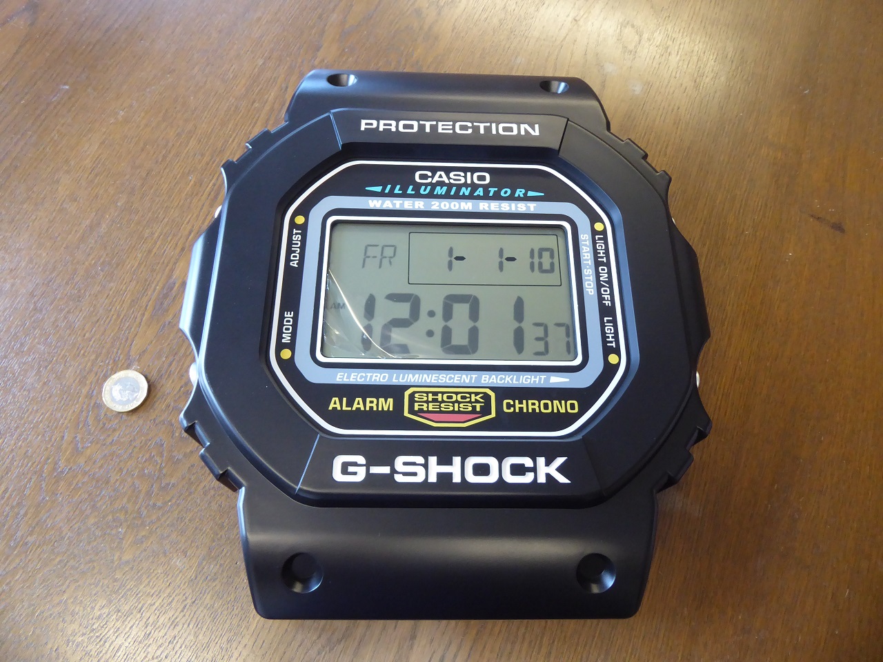 A Casio G Shock Wall Clock