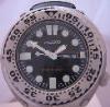 Seiko Diver Sawtooth, Black Dial With Rubber Strap