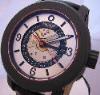 Meccaniche Veloci Ace Cafe, Silver Dial With Leather Strap