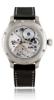 Mancino Sorci Verde Hand Winding Watch, Black Dial With Leather Strap 