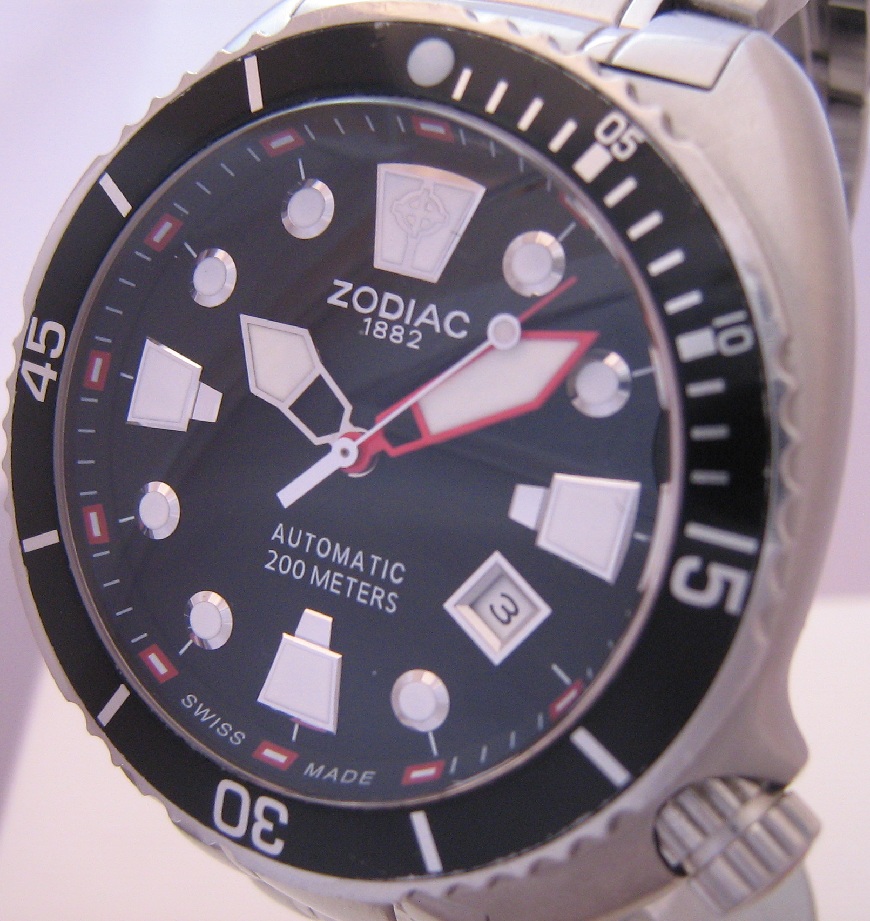 Zodiac oceanaire on sale watch