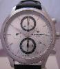Catorex C ChronoTradition, Silver Dial With Black Leather Strap
