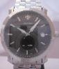 Zodiac Automatic Watch, Black Dial With Steel Bracelet