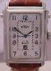 Rotary Elite Hinged Automatic, Silver Dial, Leather Strap