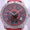 Angular Momentum Illum V GMT, Black Dial, Rubber Strap