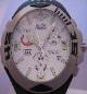 Sector 133 Chrono Alarm, White Dial With Rubber Strap