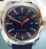 Locman 1970 Automatic Watch, Blue Dial With Leather / Fabric Strap