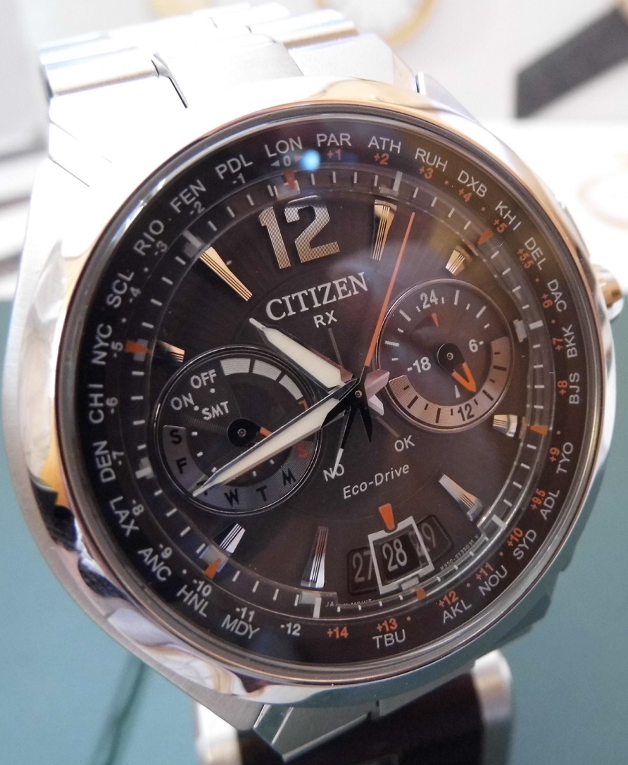 Citizen Satellite Wave, Black Dial, Bracelet
