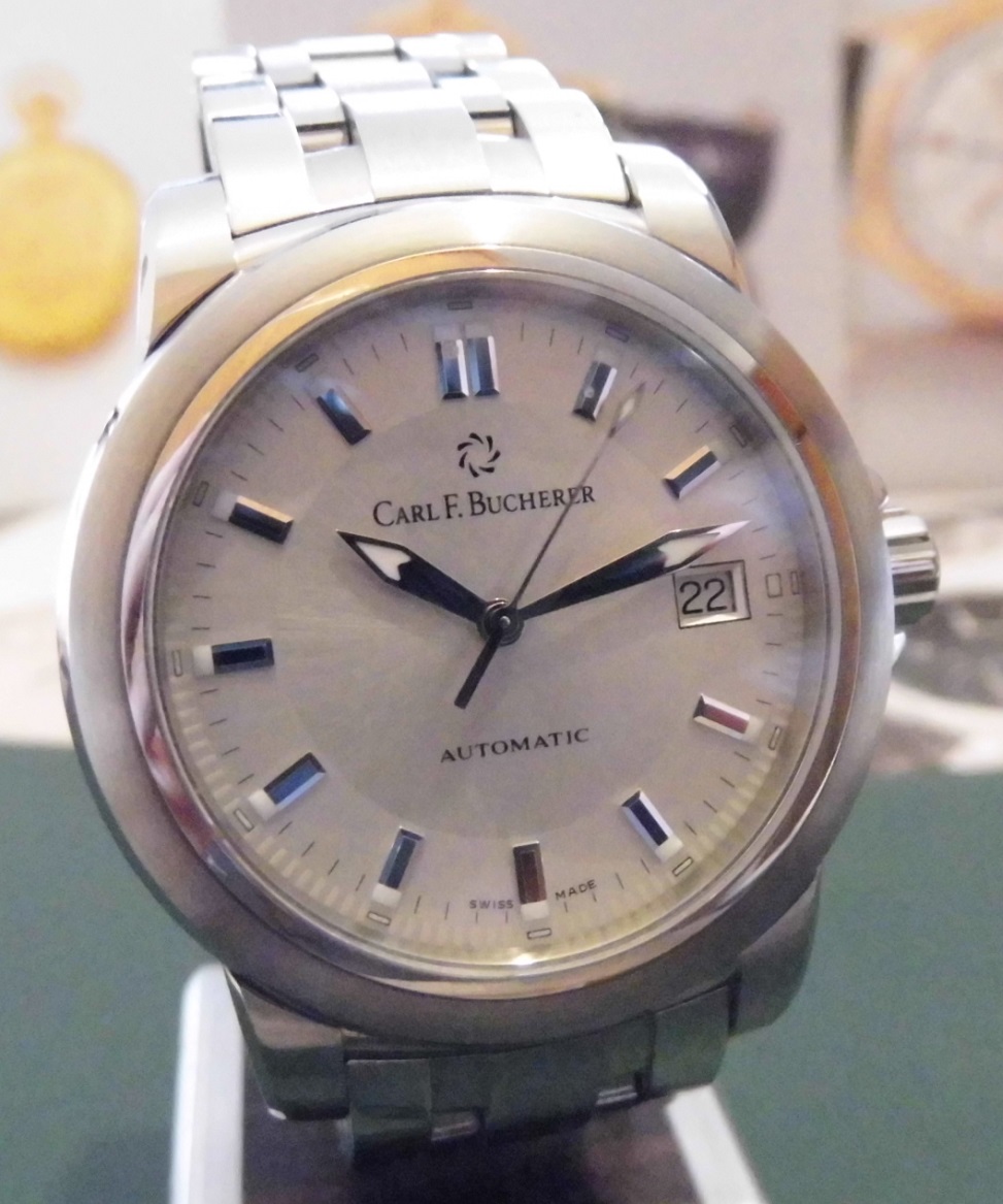 Carl F. Bucherer Patravi Autodate, Silver Dial, Bracelet