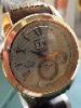 Seiko Kinetic Perpetual Calendar, White Dial, Brown Leather Strap 