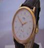 Oris Classic Gold Watch, White Dial With Brown Leather Strap