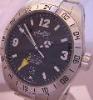 Arctos Elite Nato GMT, Black Dial, Stainless Steel Bracelet