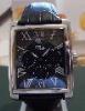 Oris Rectangular Complication Moonphase, Black Dial, Leather Strap