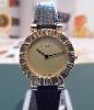 Tiffany Atlas Ladies 18K Gold, Gold Dial, Leather Strap